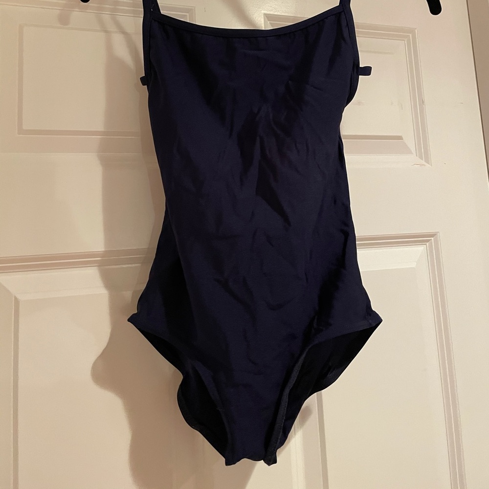 Navy Yumiko Leotard